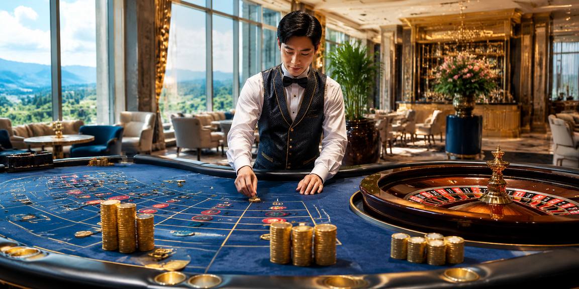 5699cc Bàn Baccarat, Blackjack và Roulette với dealer thật từ studio Evolution và Pragmatic Play